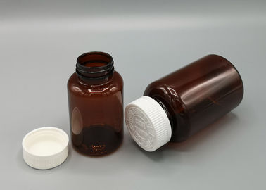 İlaç İçin Kahverengi Pet Şişeler, Kapaklı 250ml Plastik Tıp Şişeleri