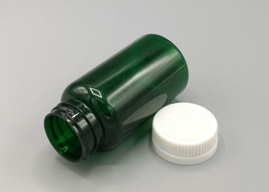 Yeşil 150ml PET Tıp Şişeleri Sağlık Ürünleri Ambalajı İçin Stick Etiket